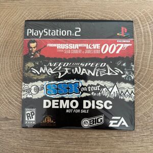 PlayStation 2 007 From Russia with Love SSX On Tour Need for Speed Demo Disc NEW